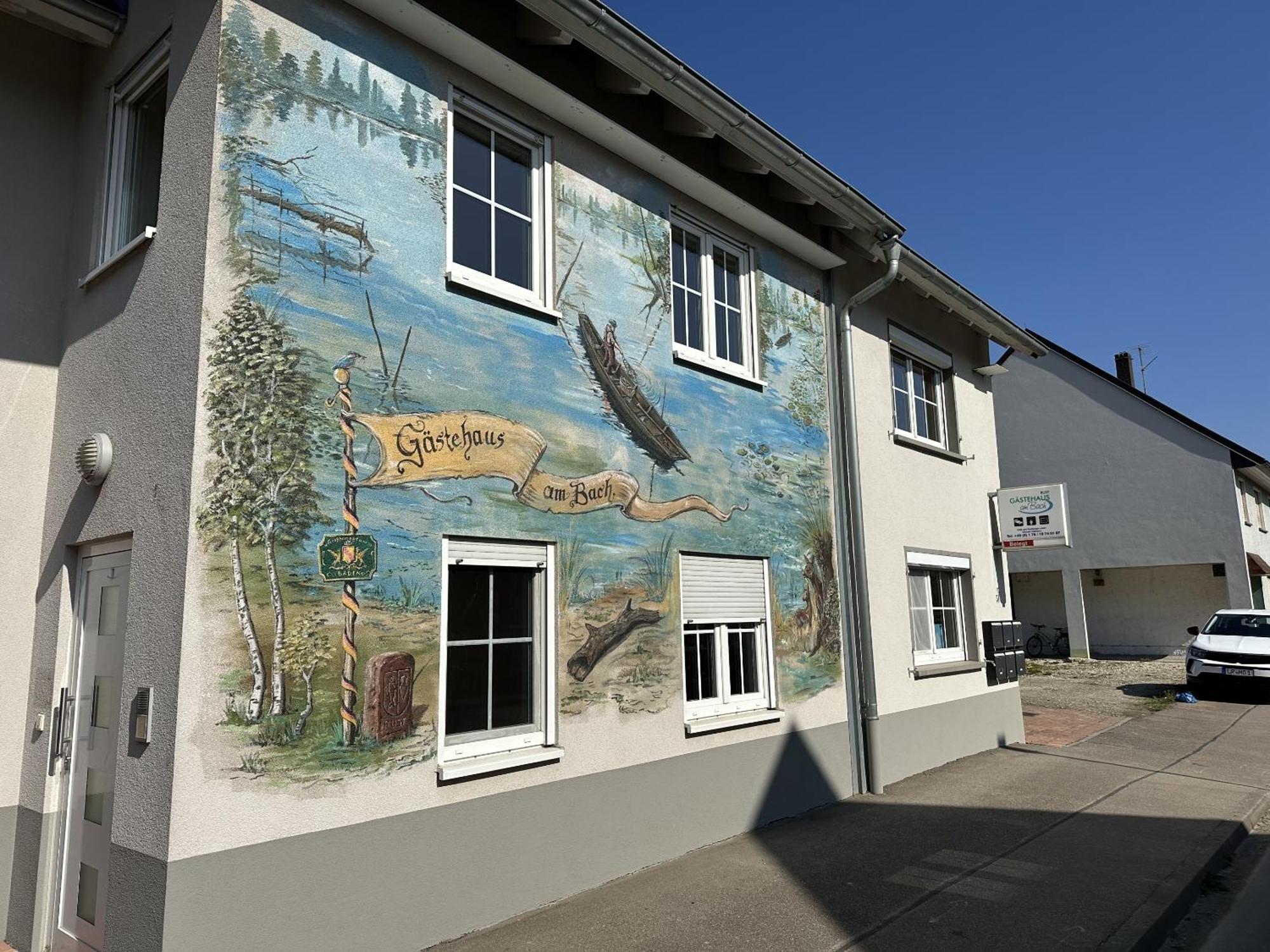 Gaestehaus Am Bach Rust Exterior foto